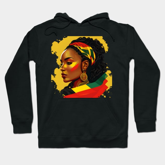 I Am Black History Woman 1 T-Shirt Hoodie by William Edward Husband